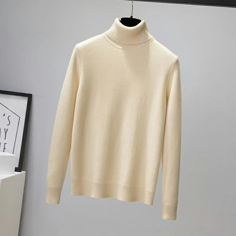 Women's Geometric Turtleneck Sweater — View 10