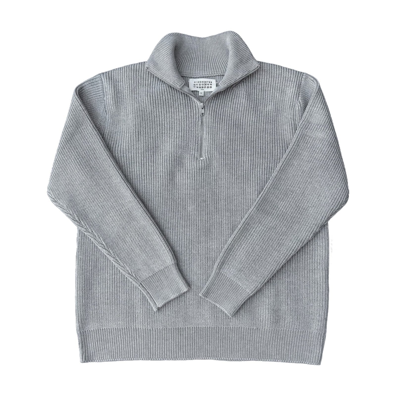 Women's Wool Blend Half Zip Sweater — View 8
