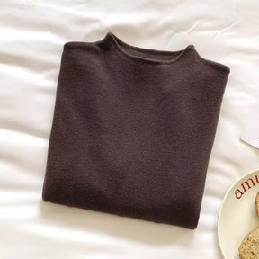 Women's Mock Neck Sweater — View 7