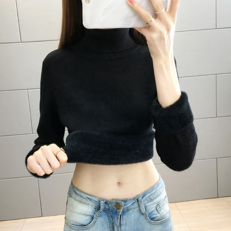 Women's Turtleneck Sweater — View 2