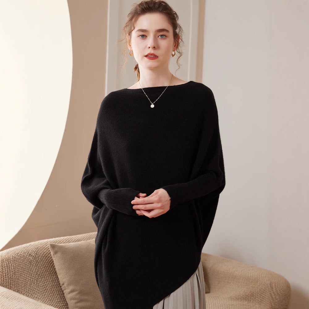 Women's Cashmere Relaxed Fit Sweater — View 2