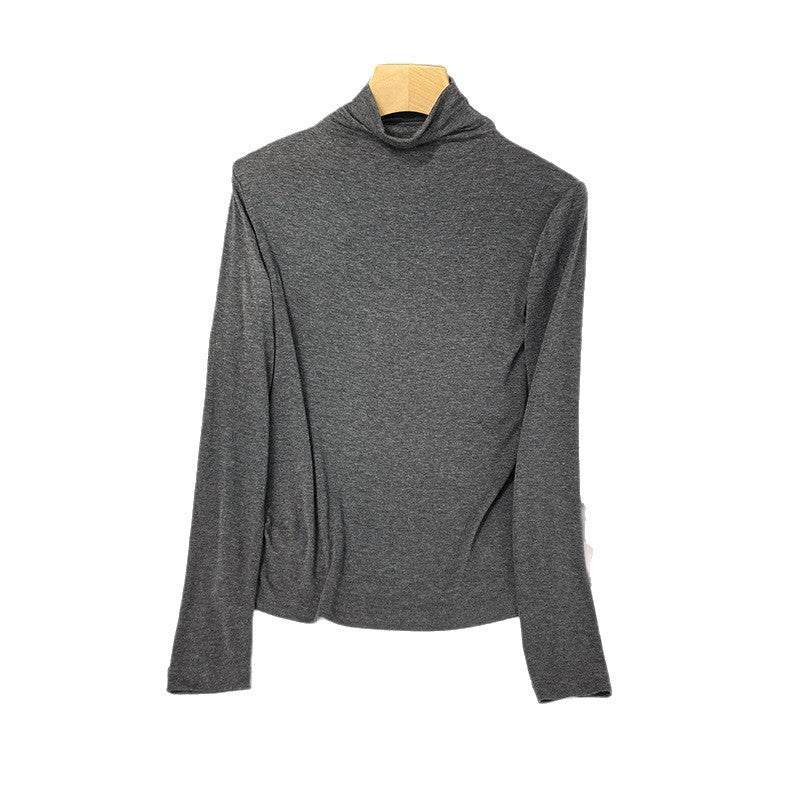 Women's Cashmere Blend Turtleneck Sweater — View 3