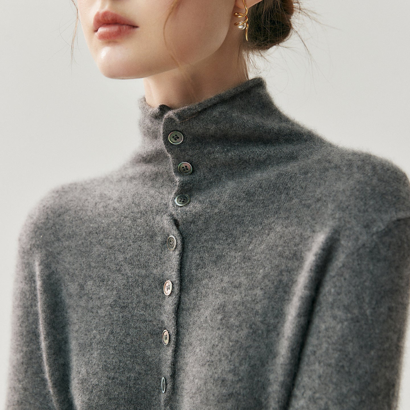 Women's Button Detail Cardigan — View 1