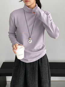 Women's Mock Neck Sweater — View 5