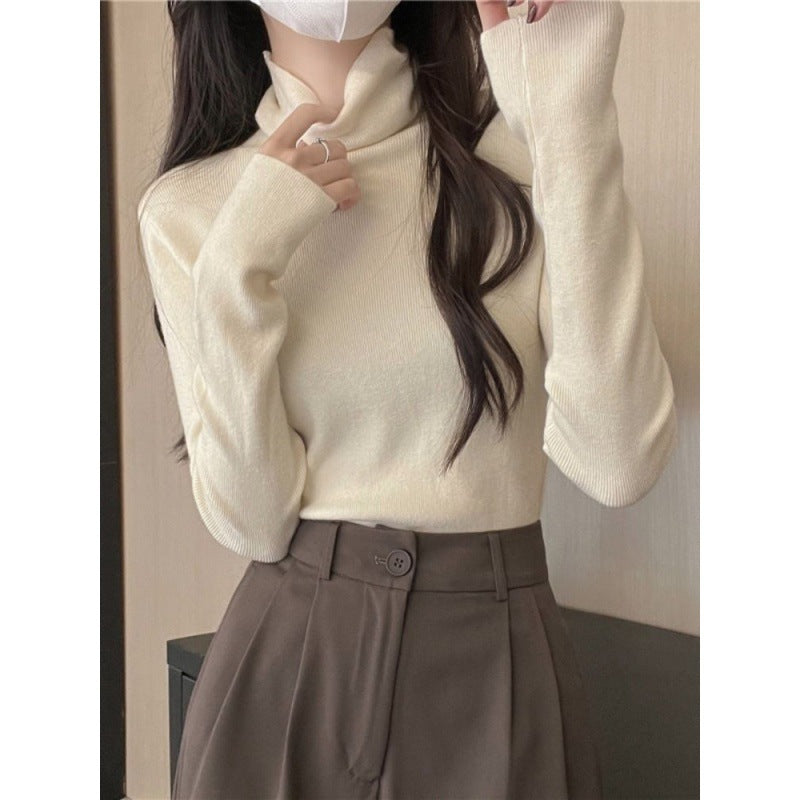 Women's Fitted Turtleneck Sweater — View 1