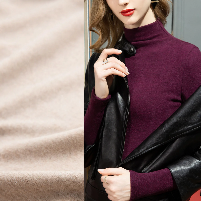 Women's Wool Turtleneck Top — View 7