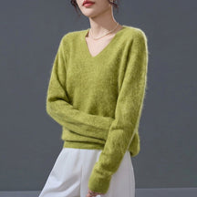Women's Cashmere Blend Sweater — View 10