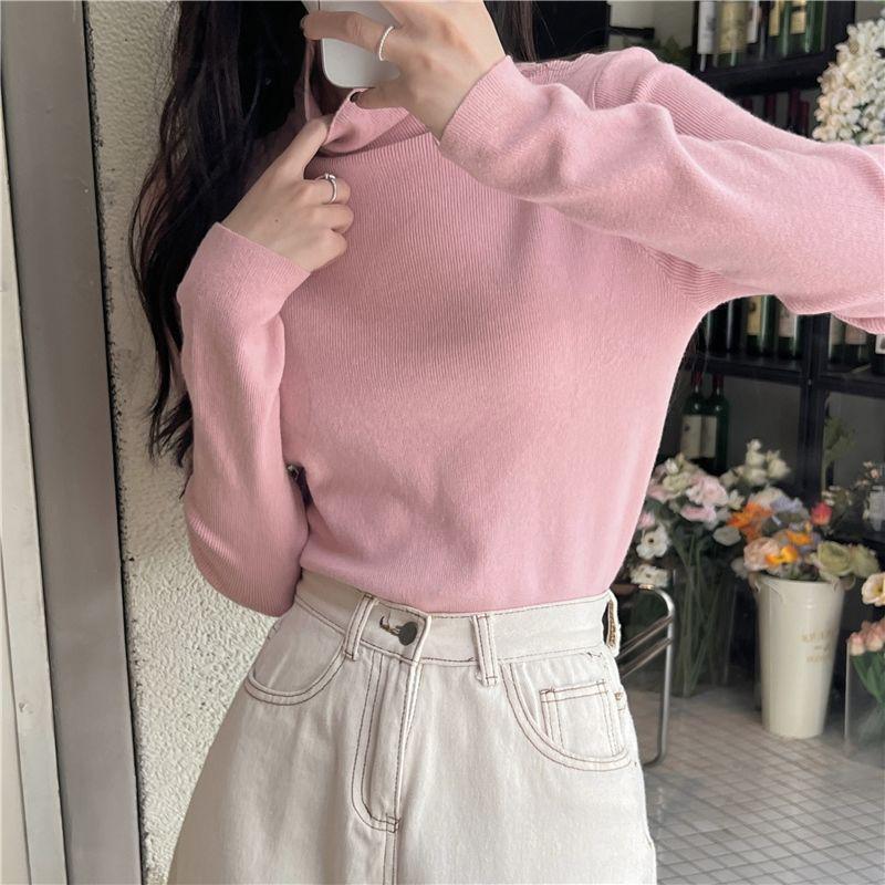 Women's Fitted Turtleneck Sweater — View 6
