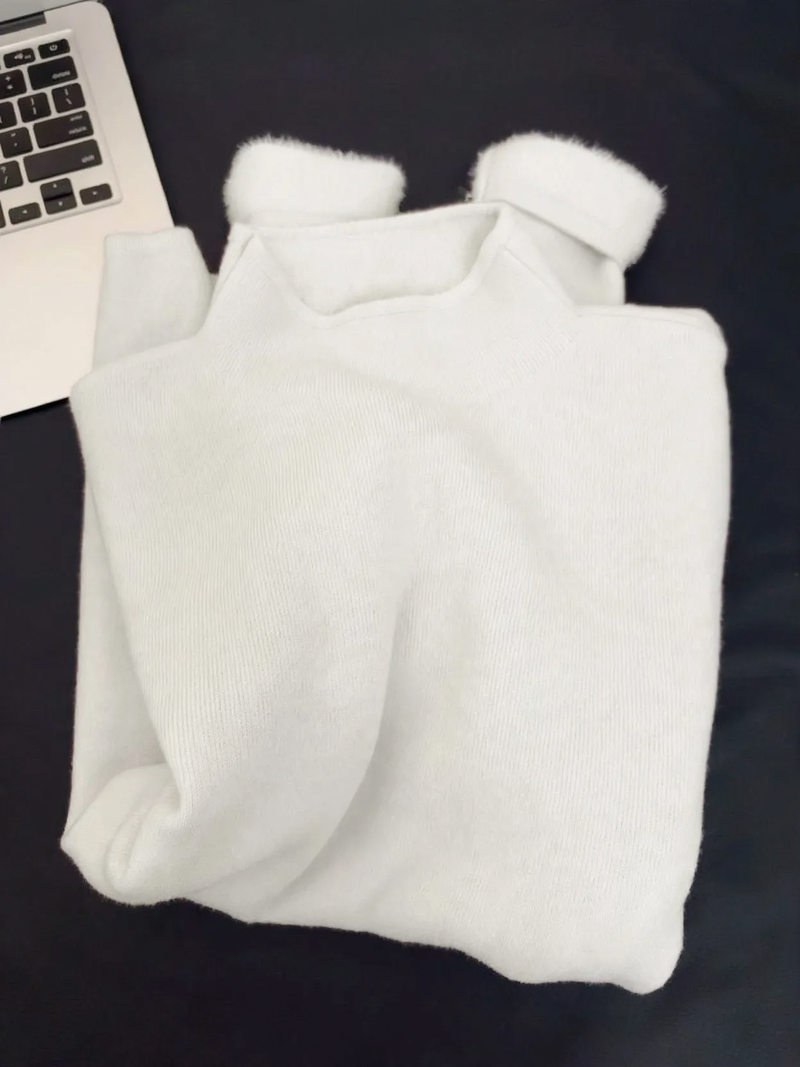 Women's Mock Neck Sweater — View 7
