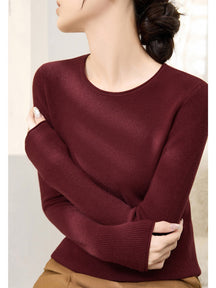 Women's Fitted Crewneck Sweater — View 6