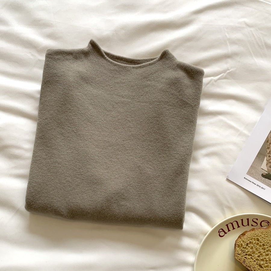 Women's Mock Neck Sweater — View 6