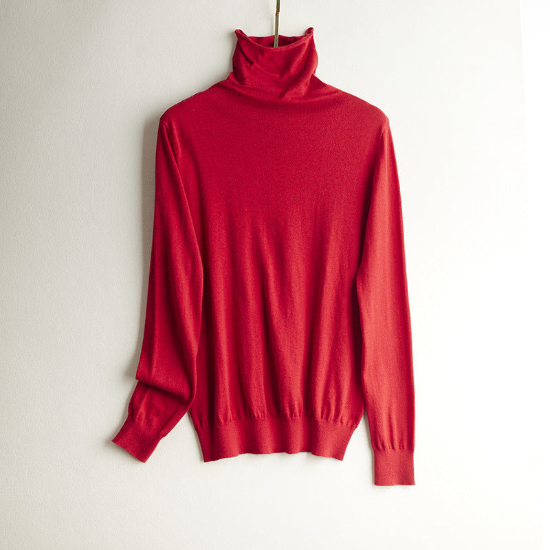 Women's Mock Neck Sweater — View 4