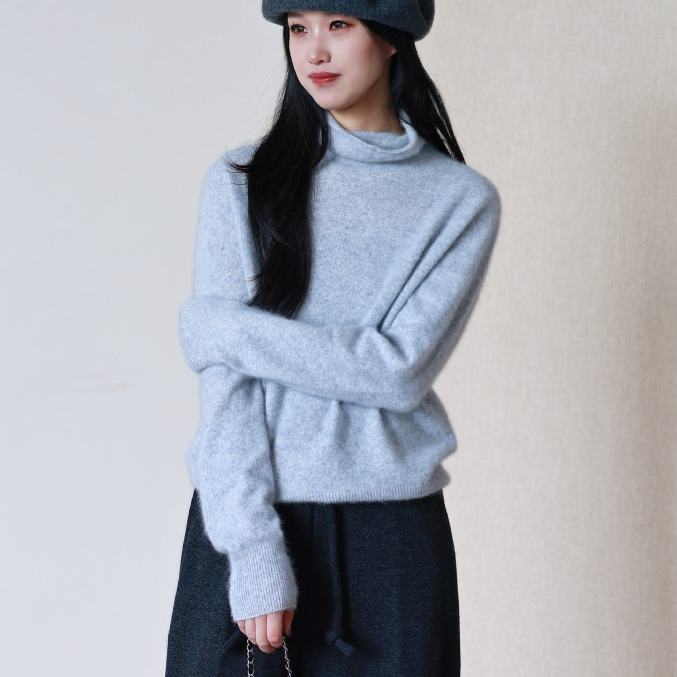 Women's Cashmere Blend Sweater — View 3