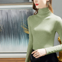 Women's Wool Turtleneck Top — View 5