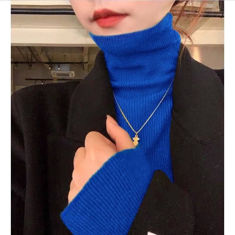 Women's Fitted Mock Neck Sweater — View 11