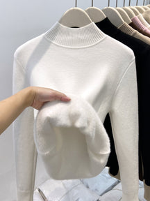 Women's Mock Neck Sweater — View 6
