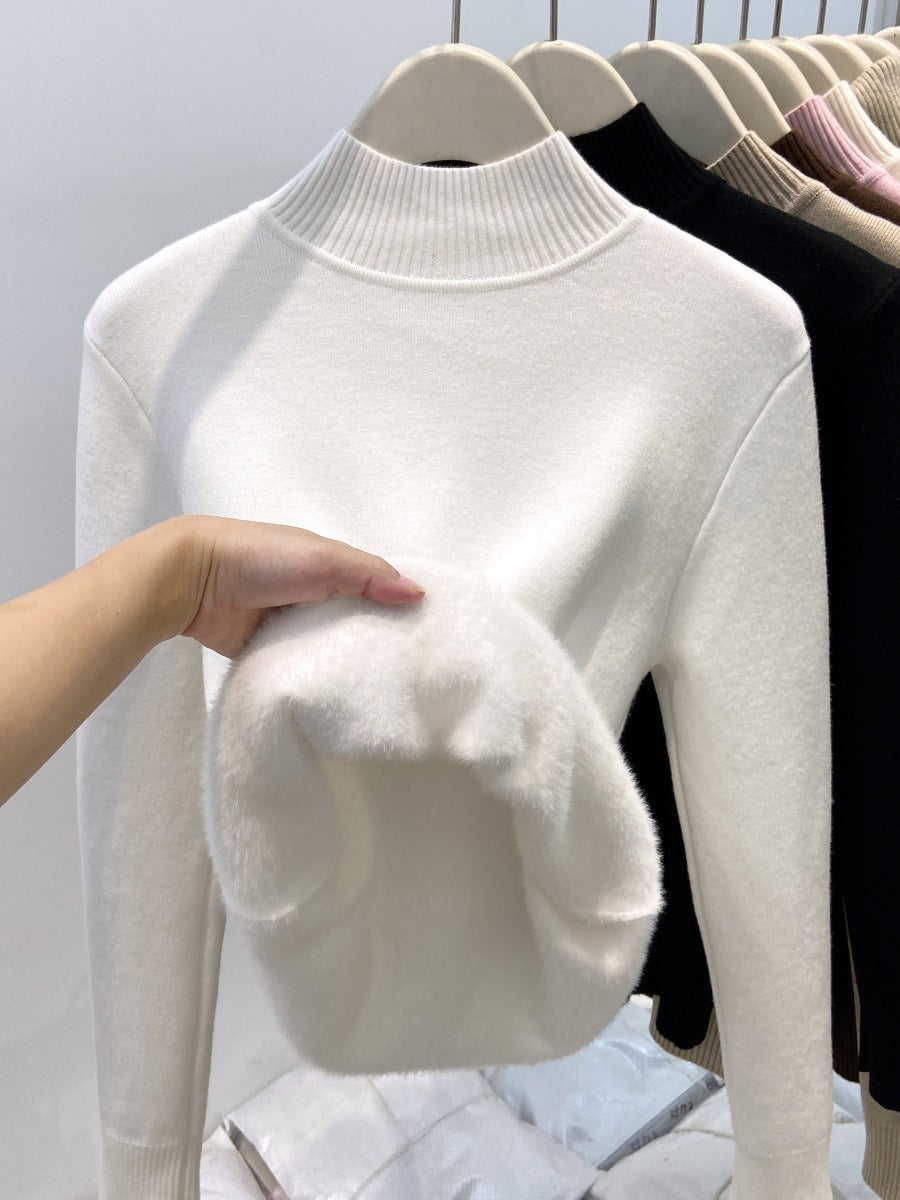 Women's Mock Neck Sweater — View 6
