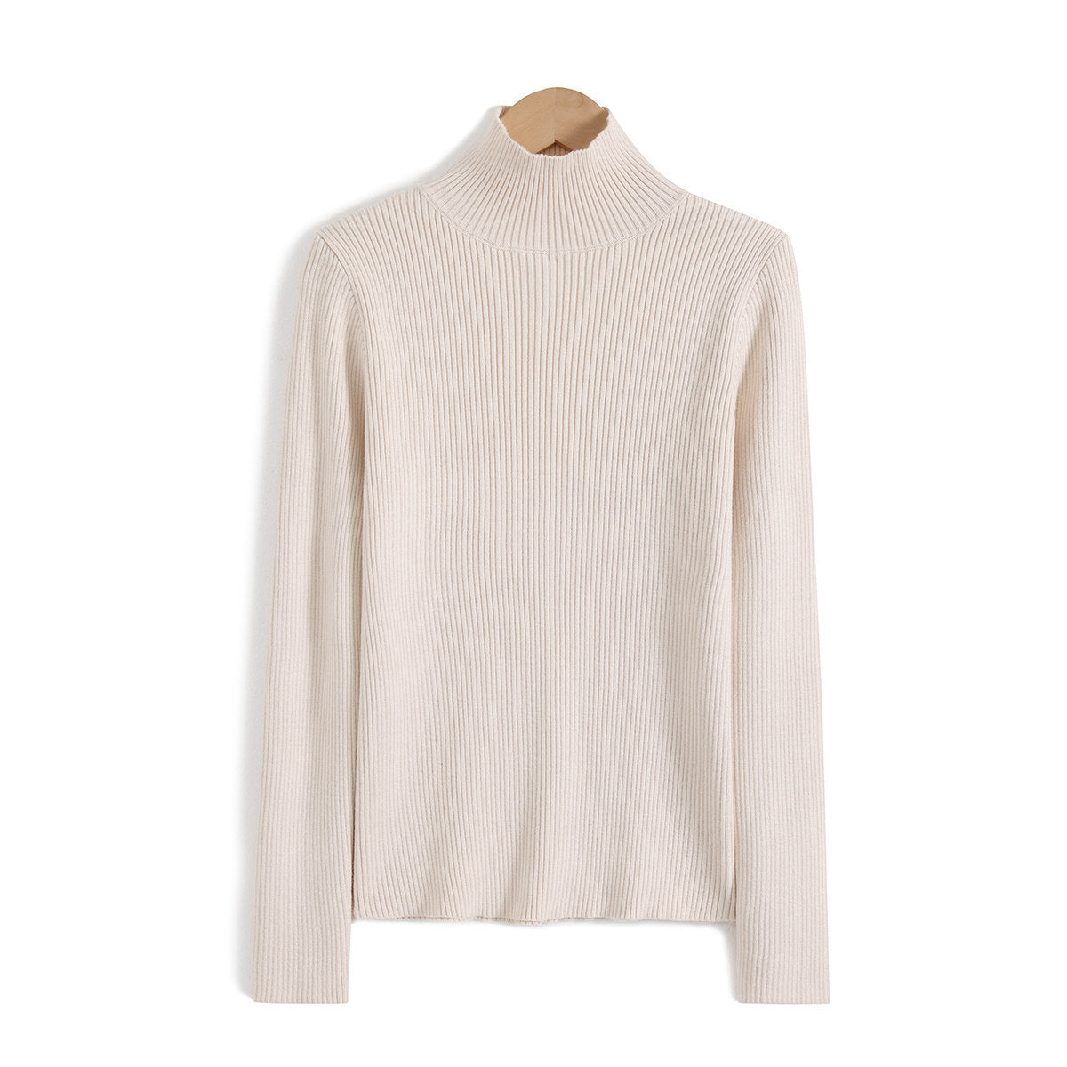 Women's Fitted Mock Neck Sweater — View 12