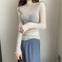 Women's Turtleneck Top — View 8