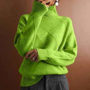Women's Mock Neck Sweater — View 6
