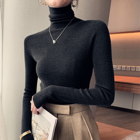 Women's Mock Neck Sweater — View 8
