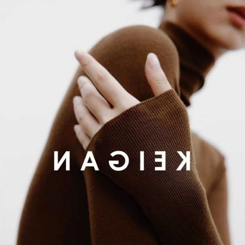 Women's Fitted Turtleneck Sweater — View 11