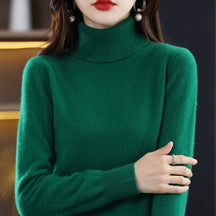 Women's Relaxed Fit Turtleneck Sweater — View 6