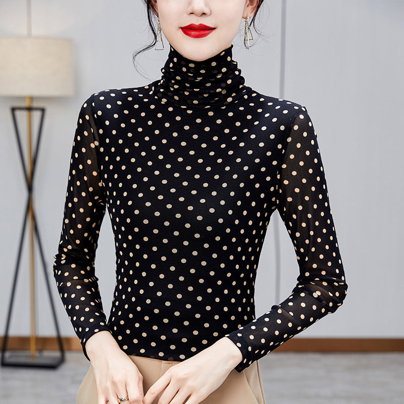 Women's Mock Neck Top — View 3