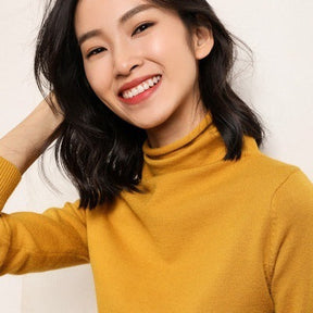 Women's Fitted Turtleneck Sweater — View 7