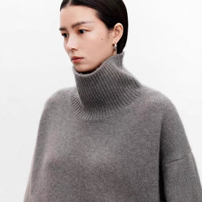 Women's Oversized Turtleneck Sweater — View 3