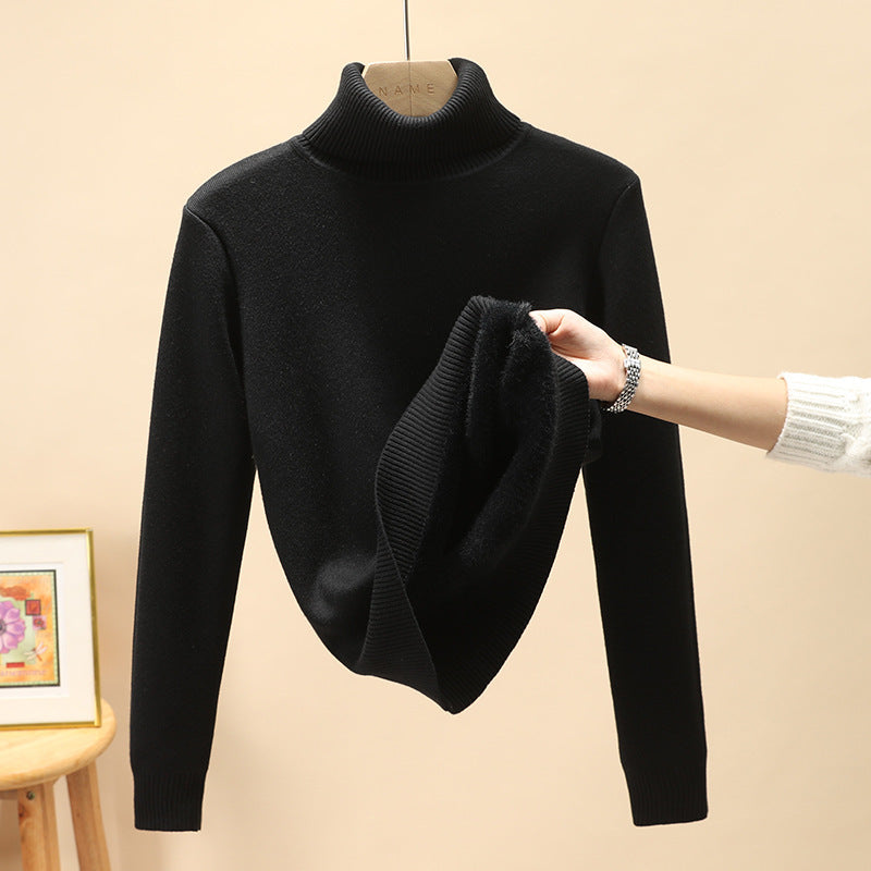 Women's Mock Neck Sweater — View 9