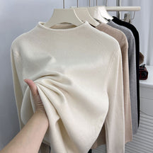 Women's Mock Neck Sweater — View 9