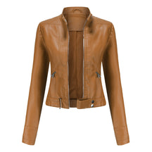Women's Leather Look Jacket — View 2