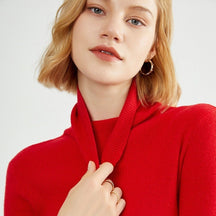 Women's Fitted Mock Neck Sweater — View 2