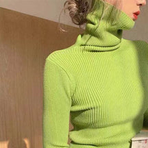Women's Fitted Turtleneck Sweater — View 6