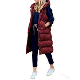 Women's Wool Longline Sleeveless Vest — View 10