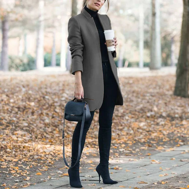 Women's Wool Coat — View 3
