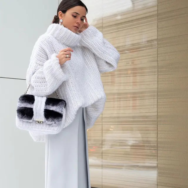 Women's Turtleneck Sweater — View 1