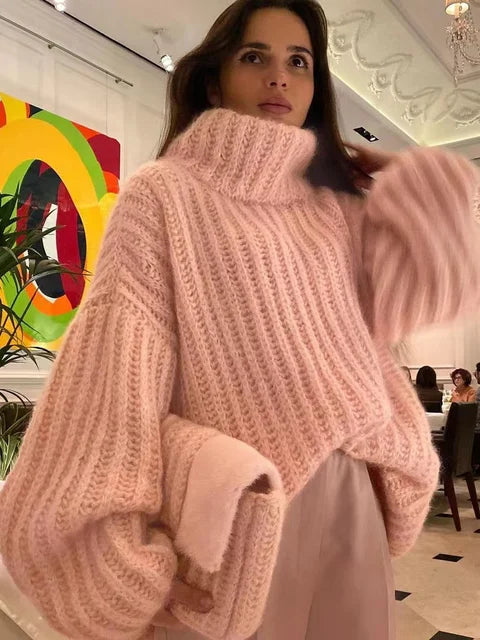 Women's Turtleneck Sweater — View 2