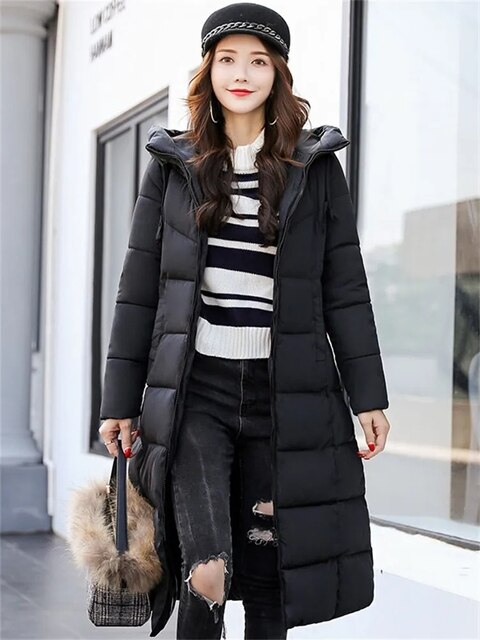Women's Hooded Puffer Coat — View 3