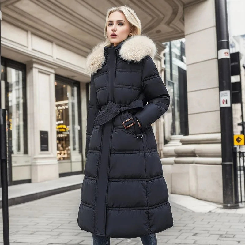 Women's Longline Parka Coat — View 4