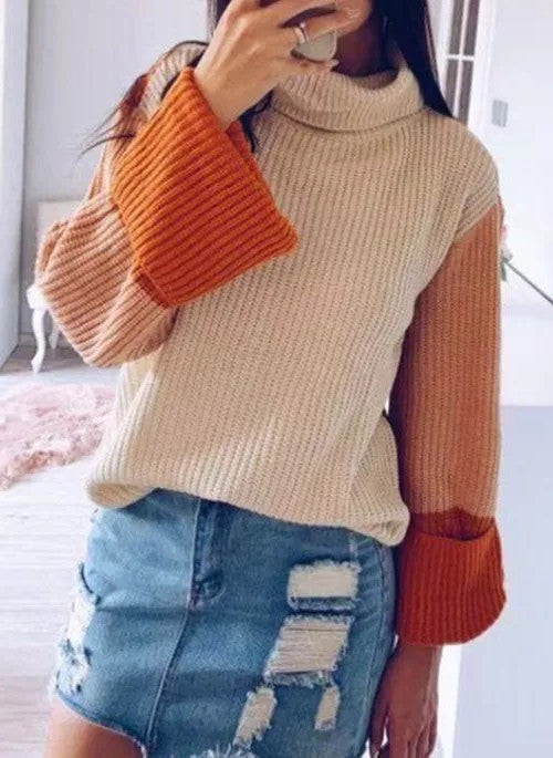 Women's Textured Turtleneck Sweater — View 1