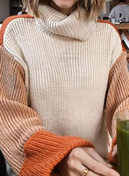 Women's Textured Turtleneck Sweater — View 2