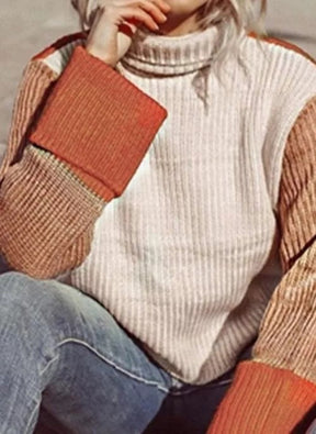 Women's Textured Turtleneck Sweater — View 3