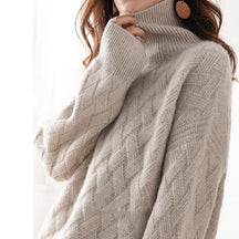 Women's Turtleneck Sweater — View 7