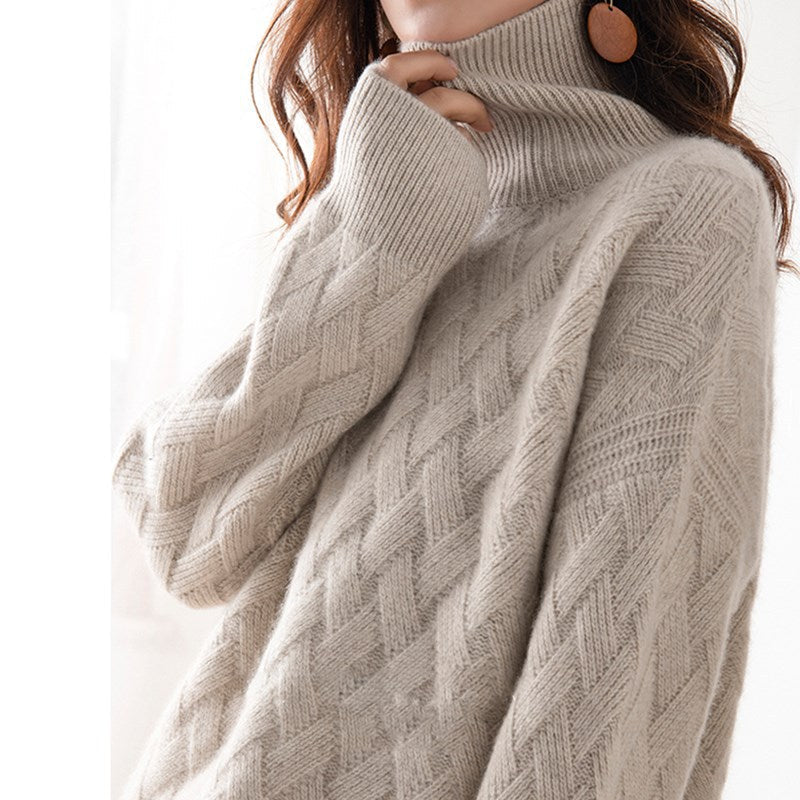 Women's Turtleneck Sweater — View 7