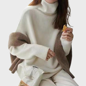 Women's Cashmere Turtleneck Sweater — View 5