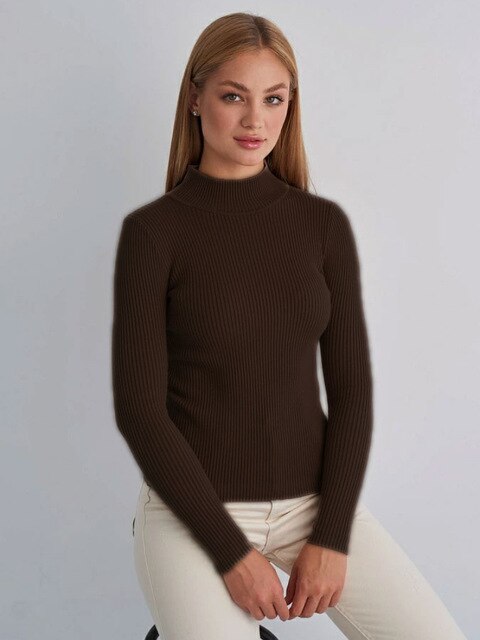 Women's Turtleneck Sweater — View 25