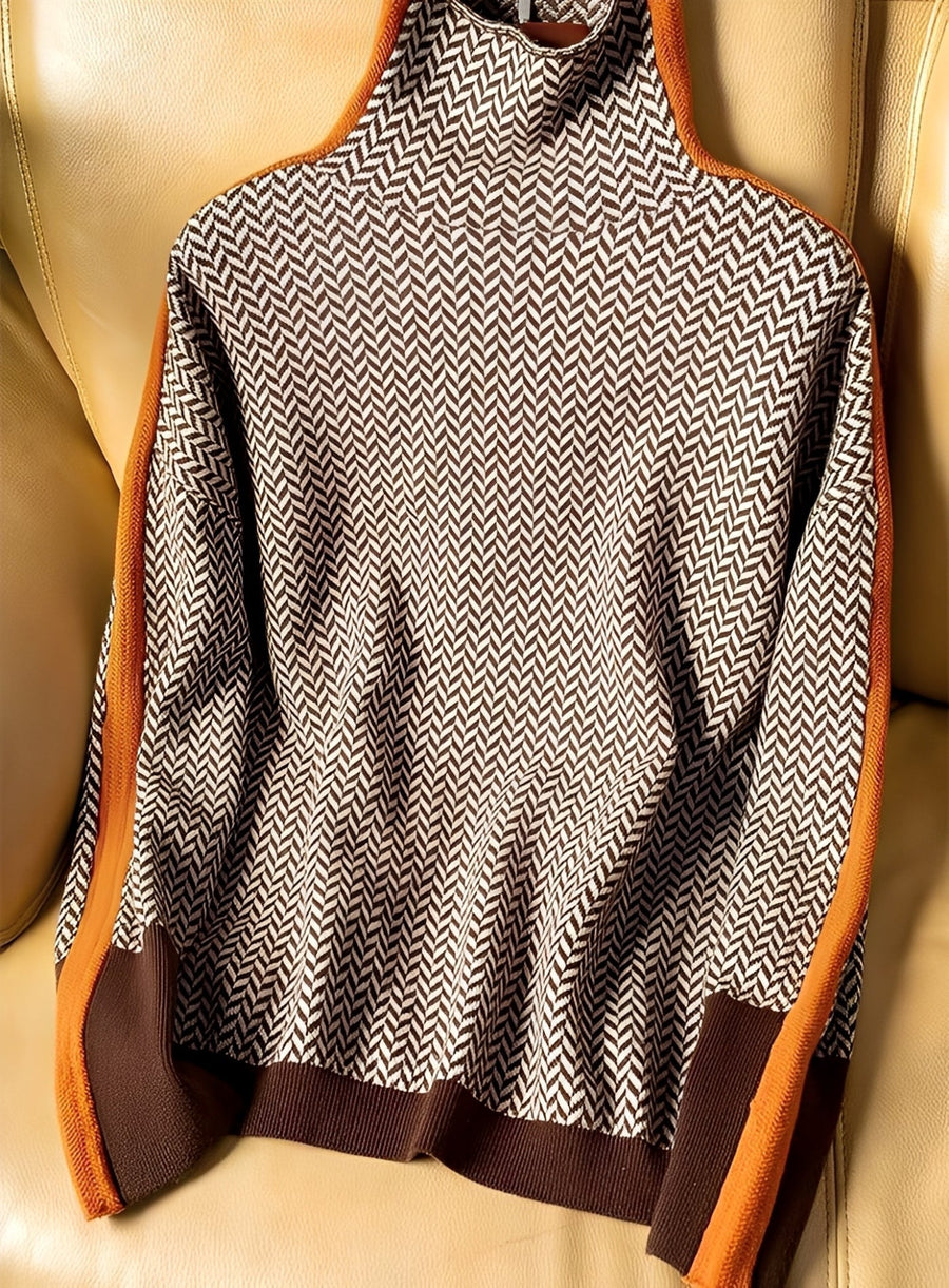 Women's Cashmere Turtleneck Sweater — View 2