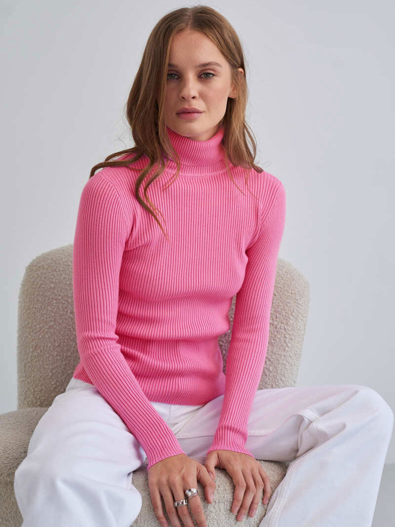 Women's Turtleneck Sweater — View 23